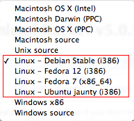 Linux Dropdown