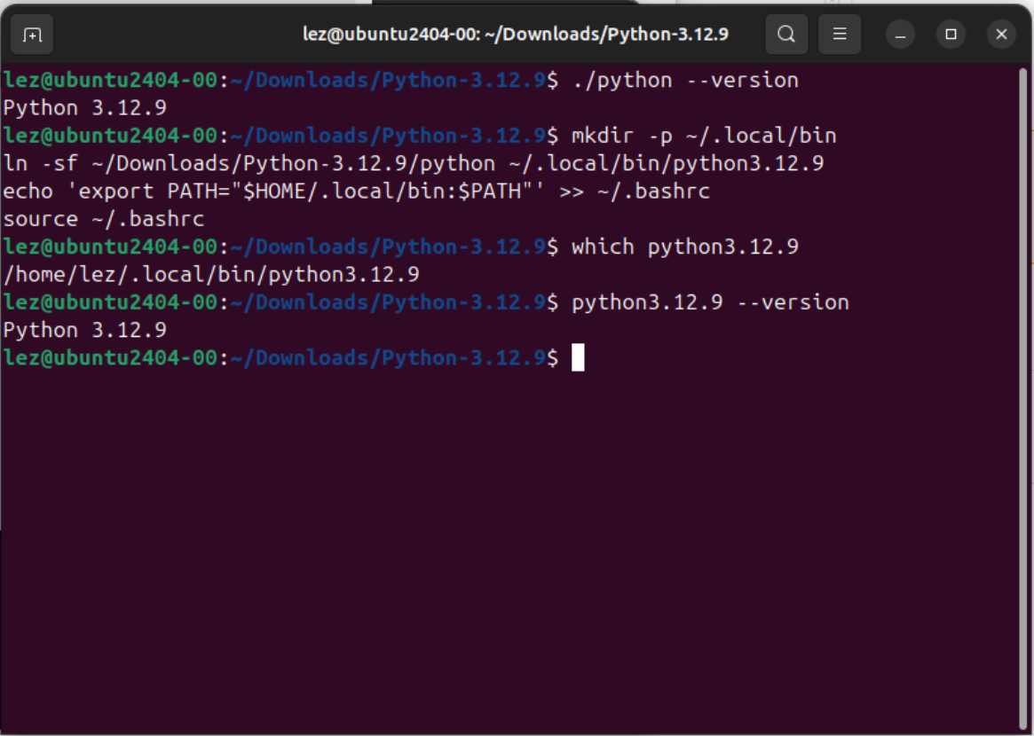 Link Python