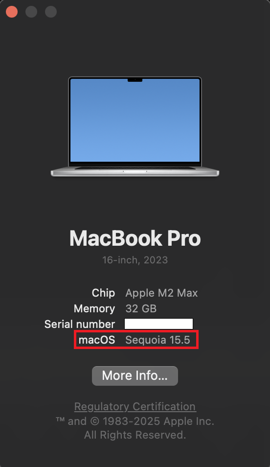 About this mac