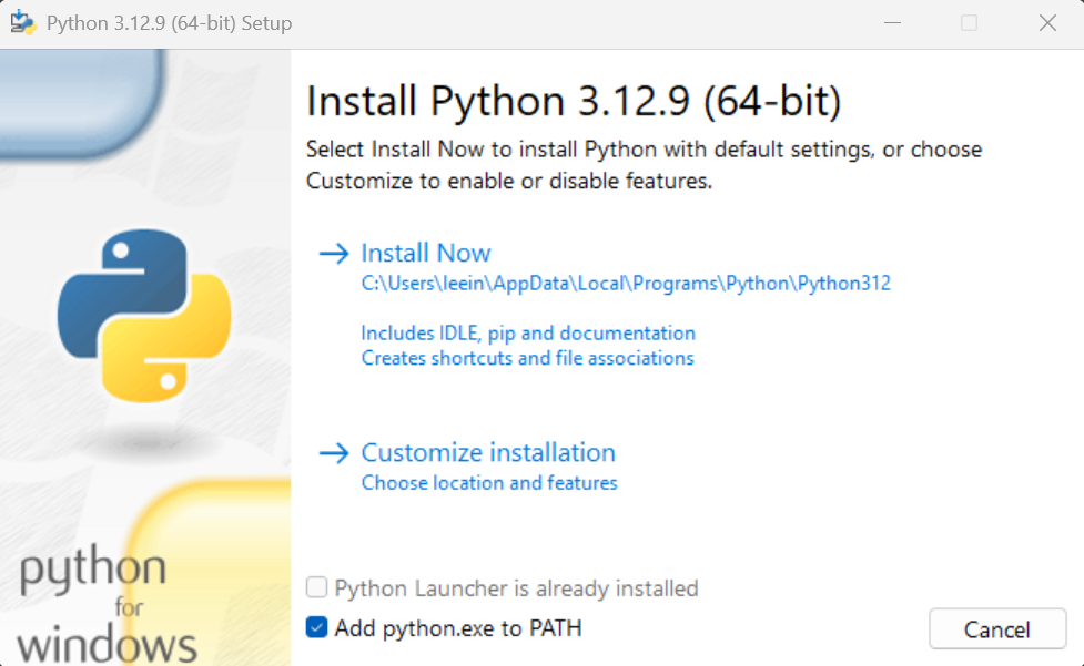 Python Installer