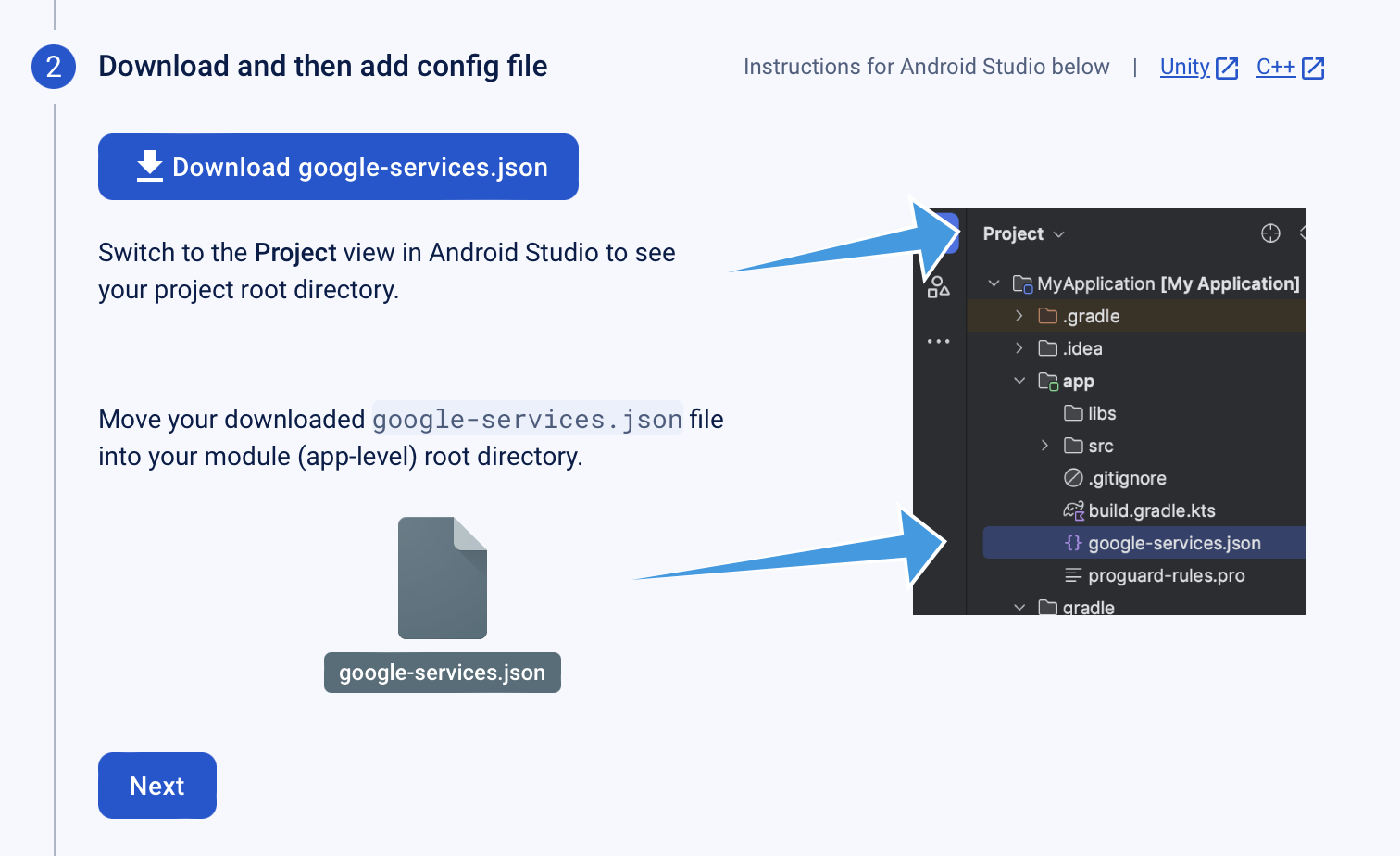 Firebase Step 2