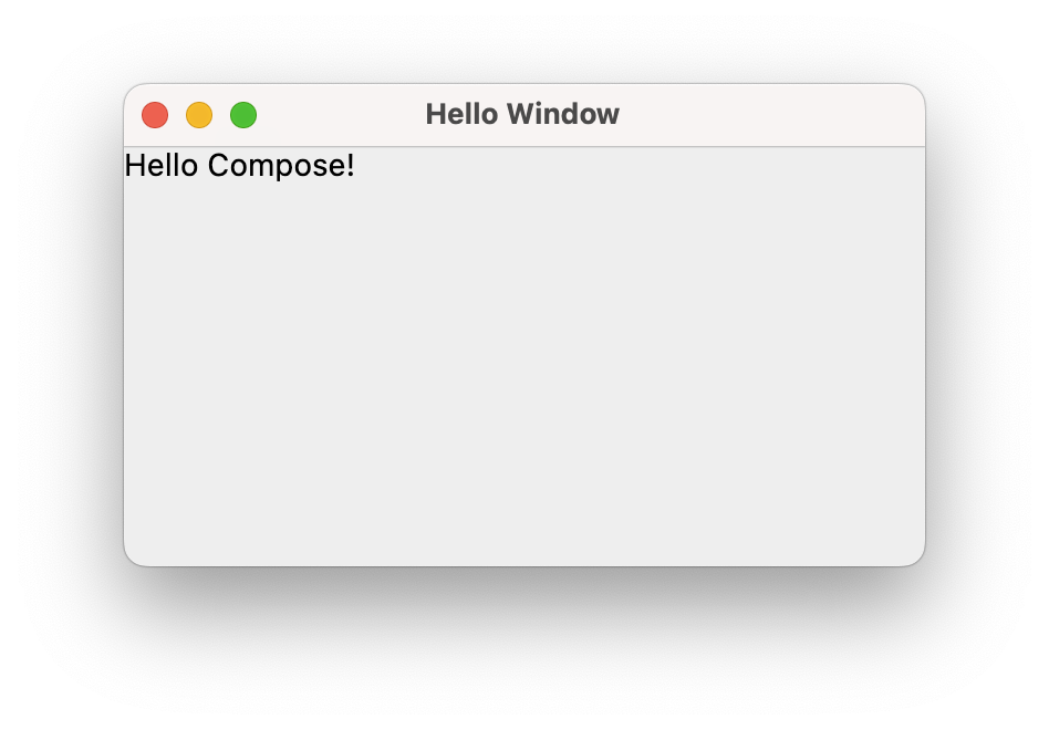 Hello Compose