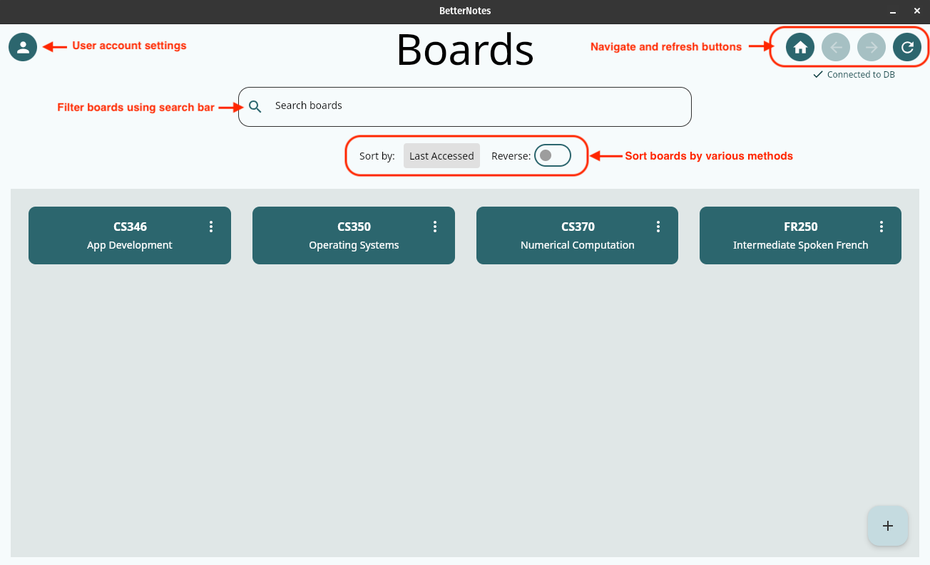 Search boards