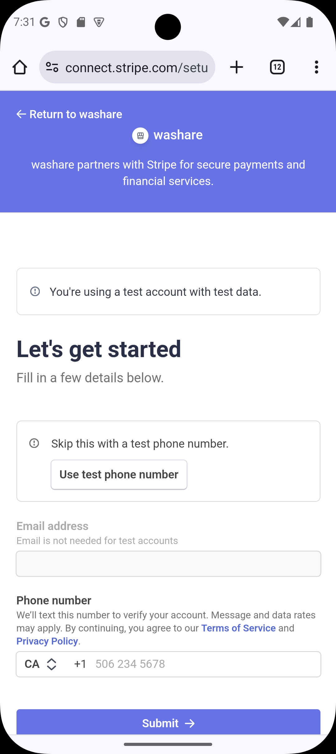 Payment integration