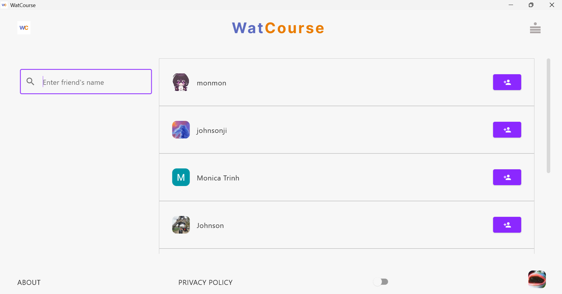 Connect with friends