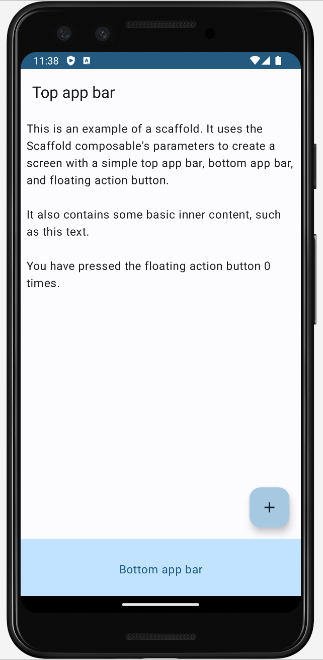 Scaffold on Android