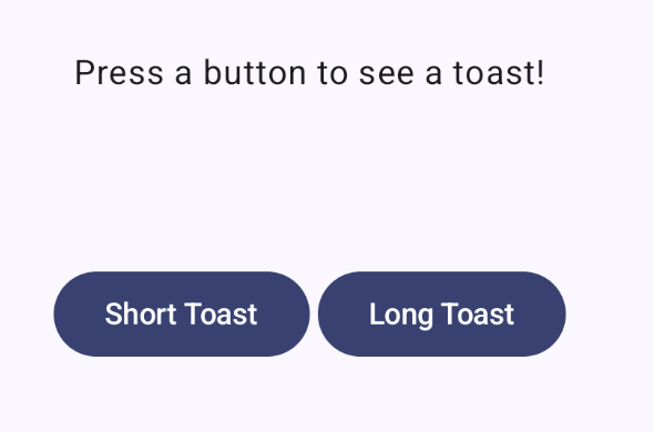 Toast User Interface