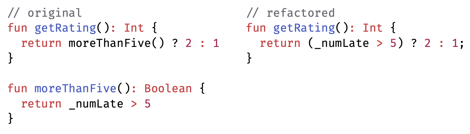 Inline Method