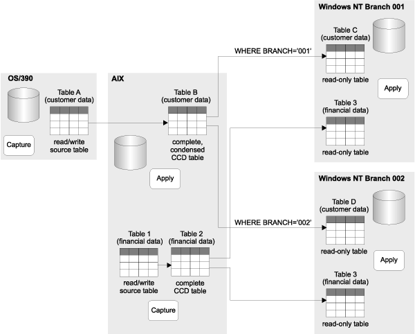 Distributing data to remote sites