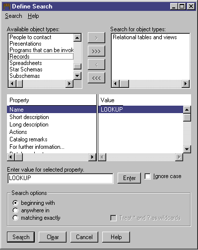 The GEOGRAPHIES SELECT statement on the SQL Statement page.