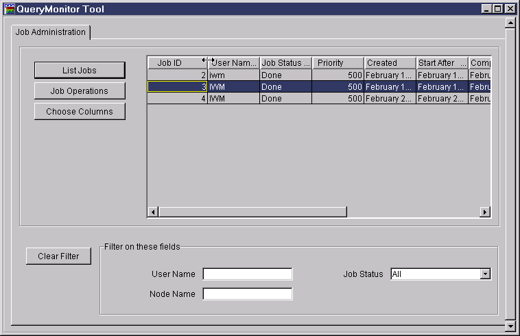 Double arrow mouse pointer when changing the width of a column.