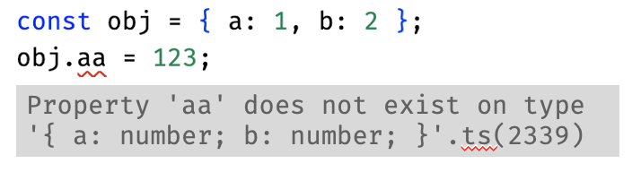 TypeScript Missing Property
