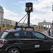 Google's "Street View" program is filming streets in Germany using cameras mounted on the roofs of cars. 